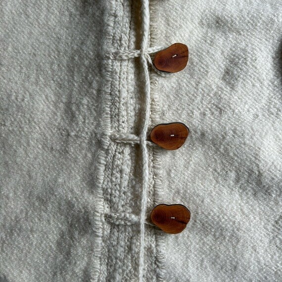 J B Buffalo Handwoven Wool Coat Jacket No 7 Artis… - image 5