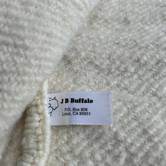 J B Buffalo Handwoven Wool Coat Jacket No 7 Artis… - image 10