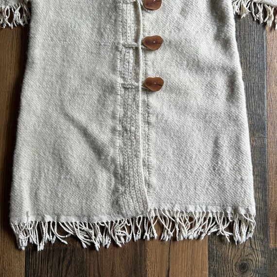 J B Buffalo Handwoven Wool Coat Jacket No 7 Artis… - image 6