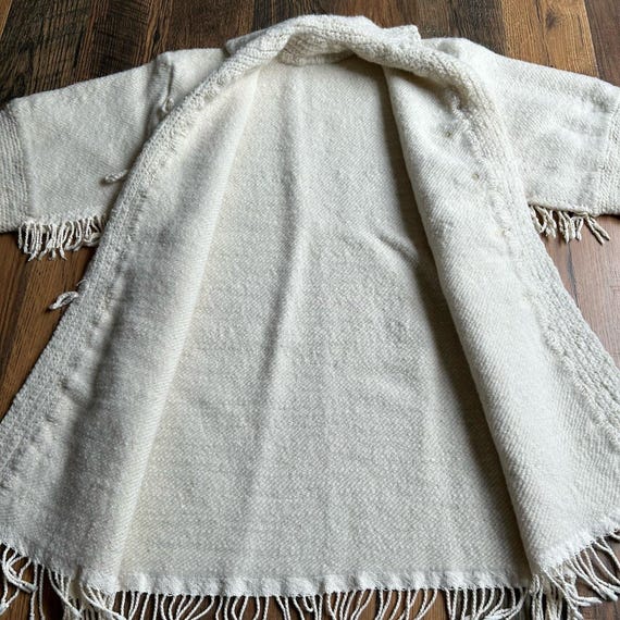 J B Buffalo Handwoven Wool Coat Jacket No 7 Artis… - image 9