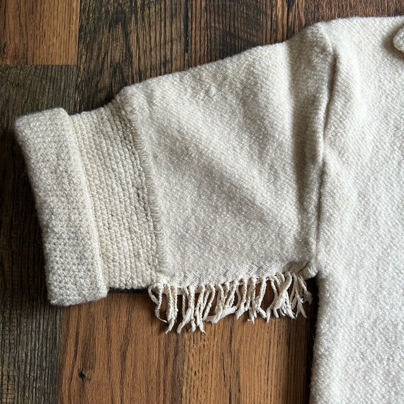 J B Buffalo Handwoven Wool Coat Jacket No 7 Artis… - image 7