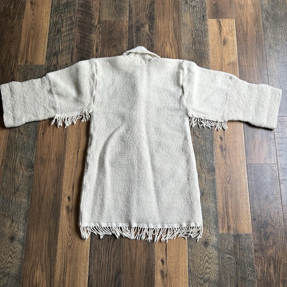 J B Buffalo Handwoven Wool Coat Jacket No 7 Artis… - image 2