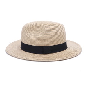 Straw Beach Sun Hat for Women Packable Wide Brim Panama Hat - Etsy
