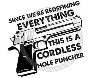 Since we're redefining everything this is a cordless hole puncher PNG Design