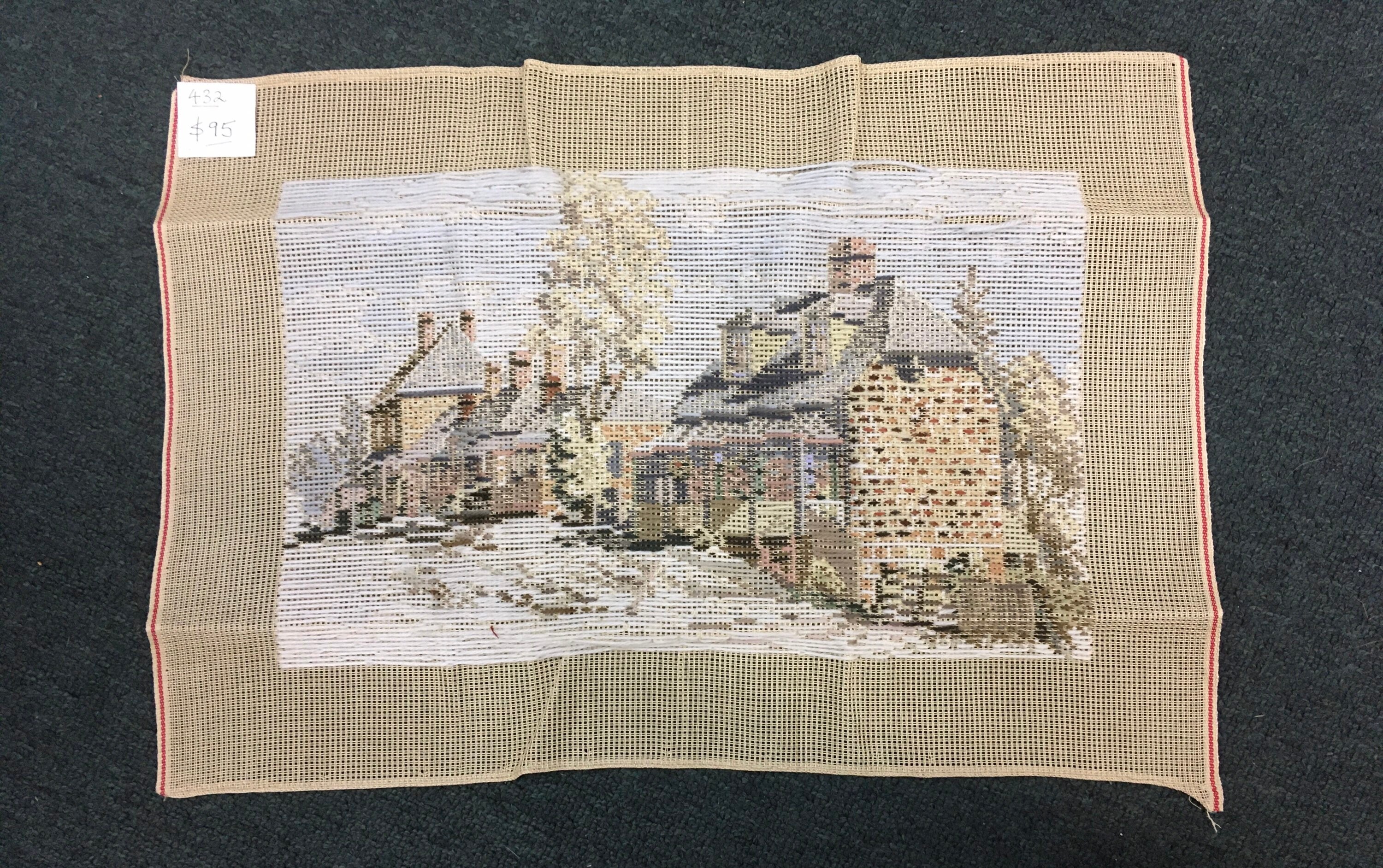 Trammed Tapestry Picture of Australian Settler Cottages. Etsy Australia
