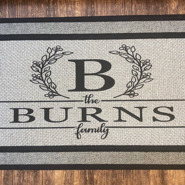 Large Custom Doormat Etsy