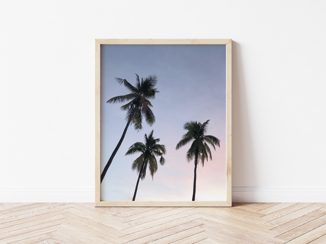 Palm Tree Print | Tropical Wall Art | Fiji Poster | Boho Wall Decor ...
