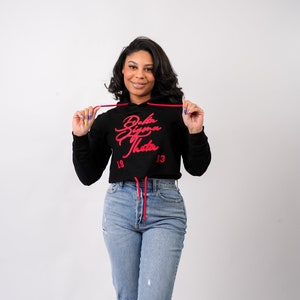 Delta Sigma Theta &#39;Masterpiece&#39; Embroidered Crop