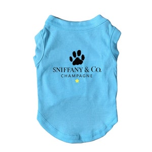 Sniffany and Co Luxury Pet T-Shirt, Dog Shirt, Small Dog Clothes - Fashionable Pet Outfit