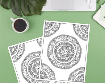 Mandala coloring page