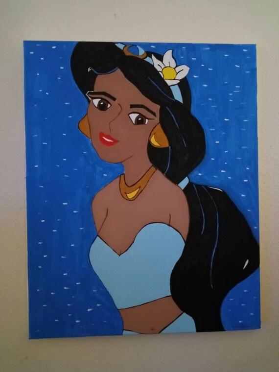 Princess Jasmine Painting Etsy
