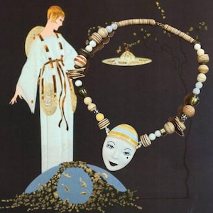 Erte Pendant - Etsy