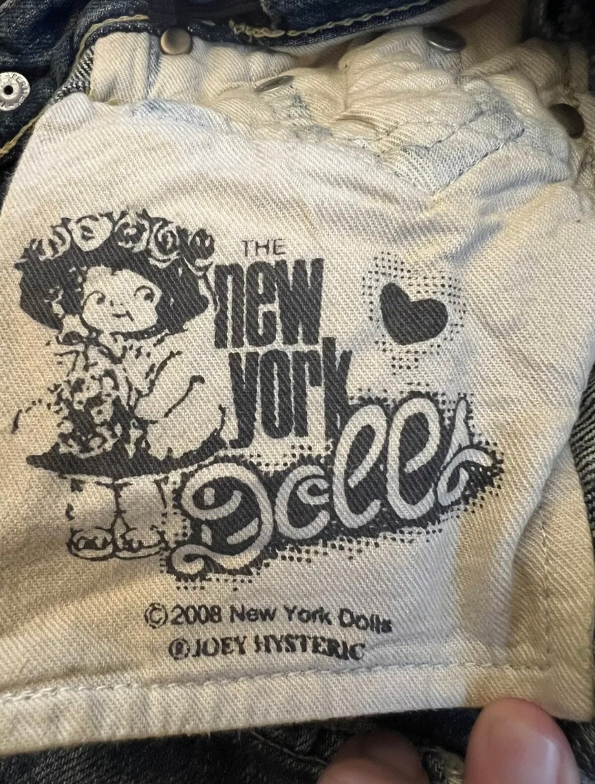 Y2K Hysteric Glamour New York Dolls Kids Jeans . Never Worn Y2K Hysteric Glamour New York Dolls Kids Jeans . Never Worn