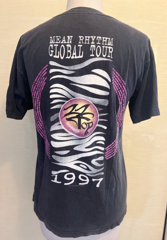 90's ZZ TOP 1997 (mean Rhythm Global Tour) Shirt Size Medium