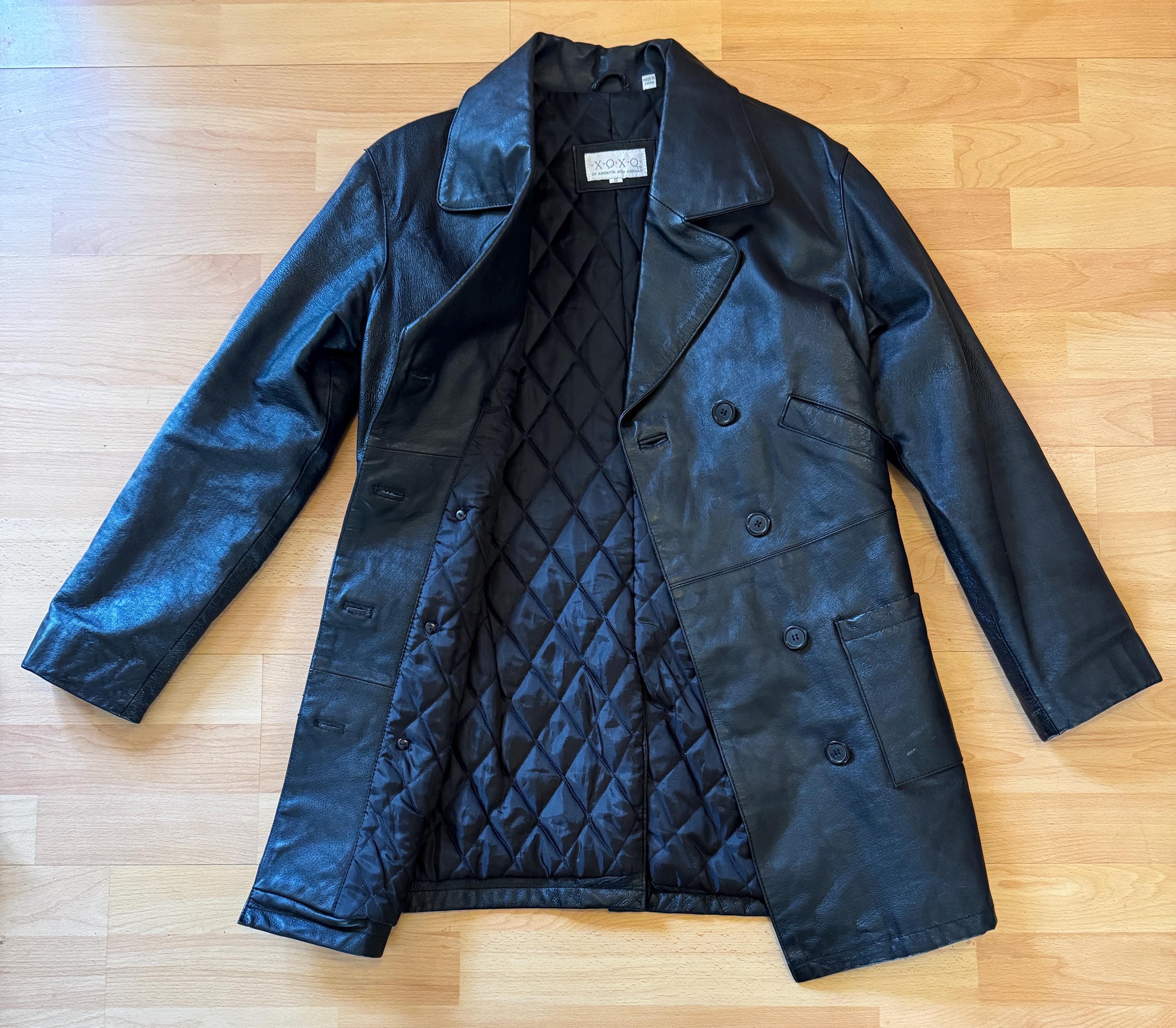 90s Swinging 60s Mod Leather Trench Black Genuine Leather Brit girl 90s-swinging-60s-mod-leather-trench-black-genuine-leather-brit-girl