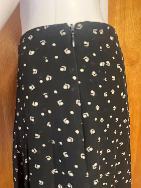 Y2K Ralph Lauren polka dot abstract pattern pleat… - image 6