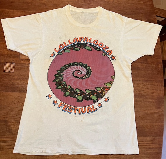 1991 Lollapalooza Festival Shirt Large Original Tour Tee First