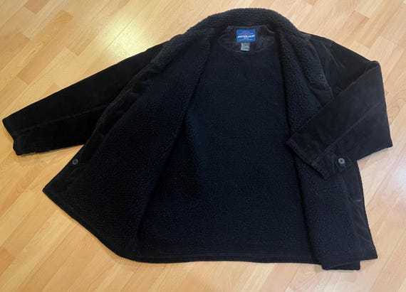 90's Union Bay Oversized Fit Corduroy Jacket With Sherpa Lining