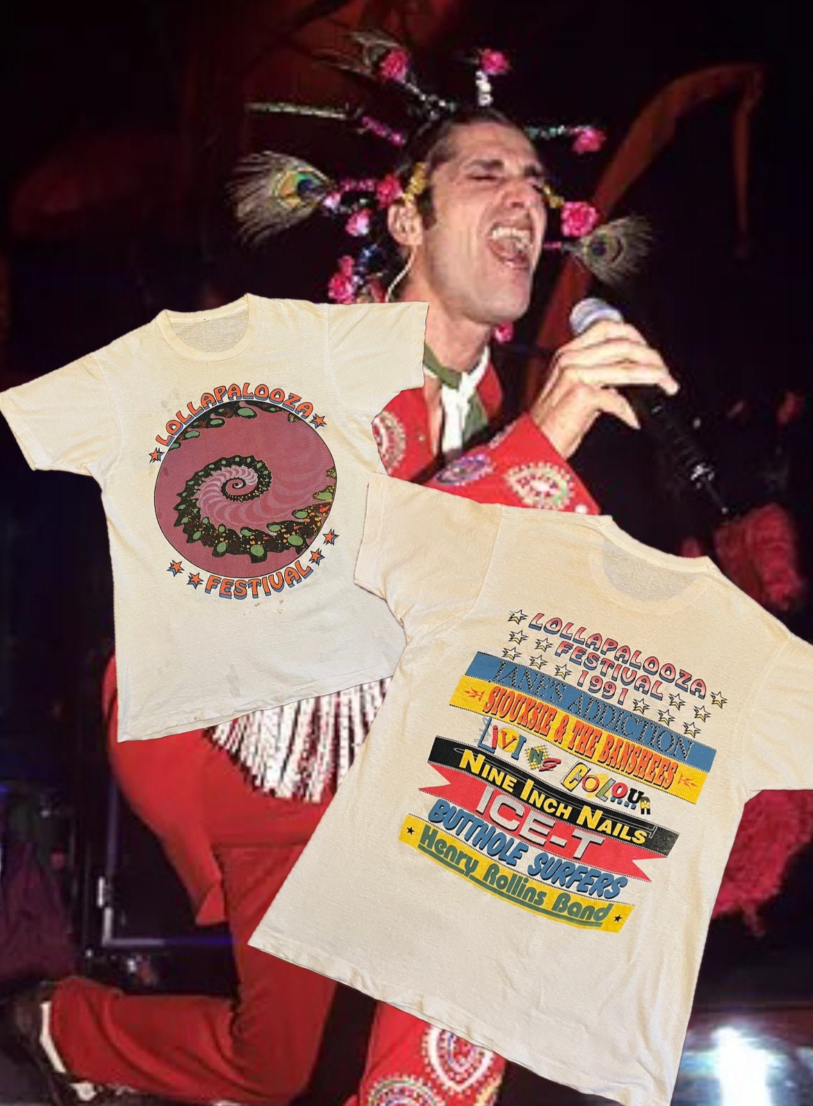 Lollapalooza 1992 T Shirt - Etsy Lollapalooza 1992 T Shirt - Etsy