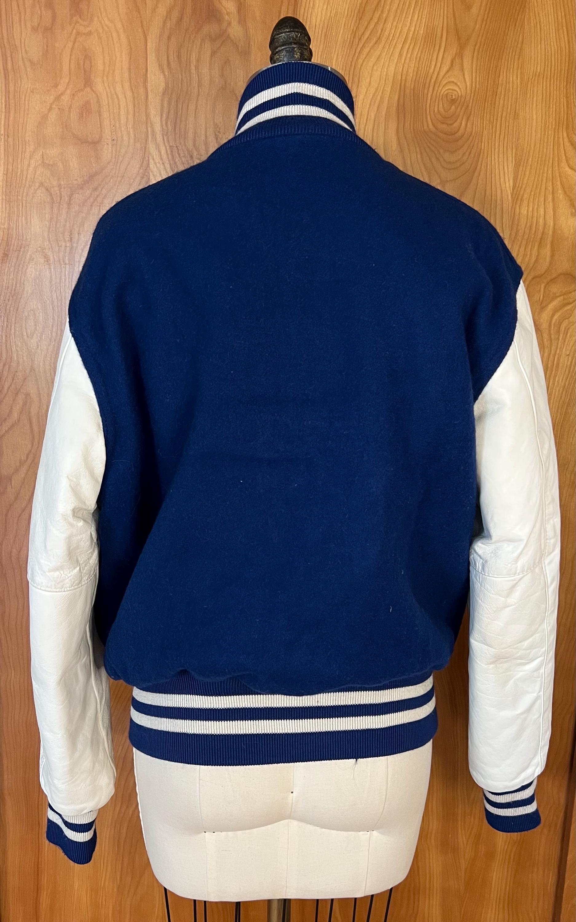 80s Letterman Jacket With the Embroidery Zenith by Holloway