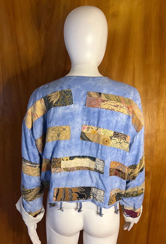 90s super Chic patchwork jacket with coin details… - image 5