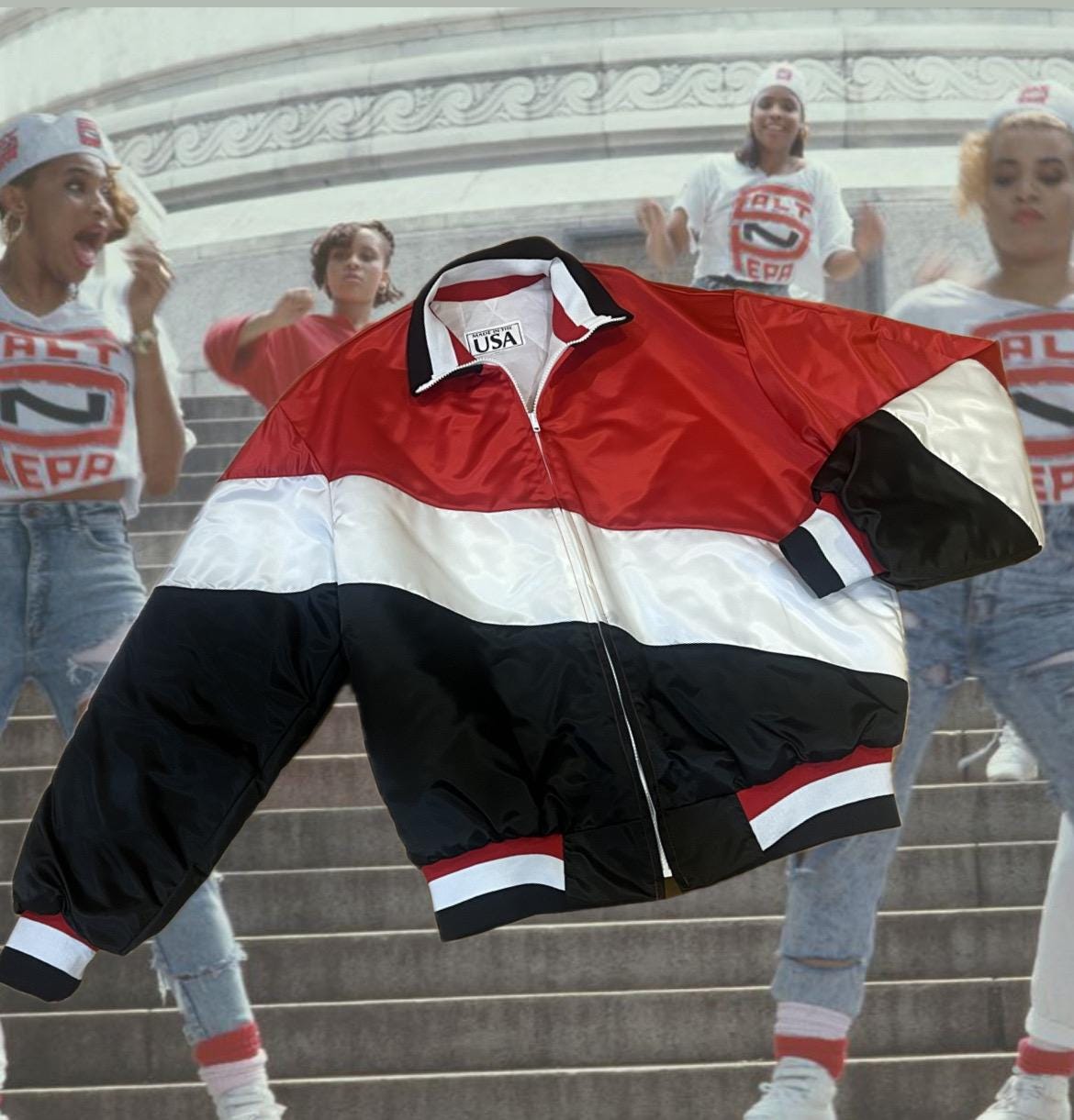 ジャケット・アウター 90s Asymmetric button bomber jacket 10940BEE-4CD9-4989-97A4-