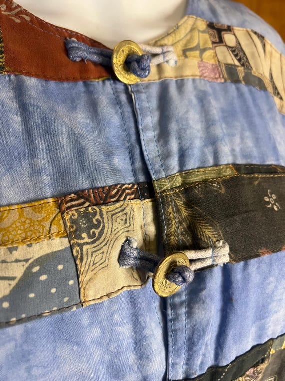 90s super Chic patchwork jacket with coin details… - image 6