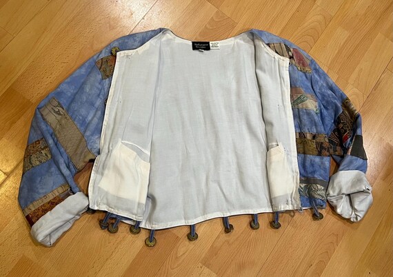 90s super Chic patchwork jacket with coin details… - image 7