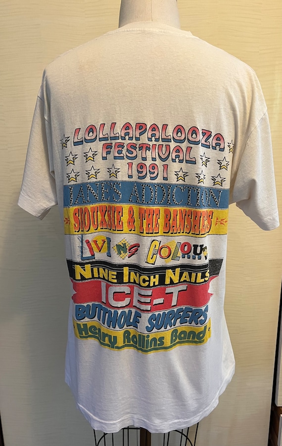 90’s Lollapalooza 1991 festival authentic size La… - image 4