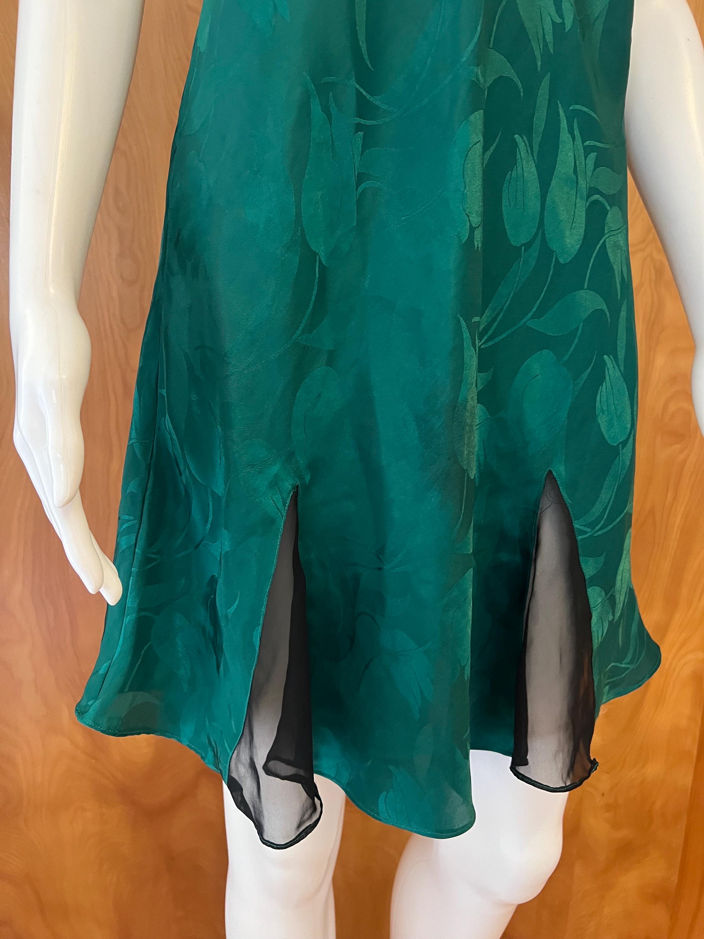 90s Victoria's Secret Emerald Green Tassel Slip With Sheer Inserts for a Touch of Elegance/floral Print / Size: Medium / Gently Worn - Etsy 90s Victoria's Secret Emerald Green Tassel Slip With Sheer Inserts for a Touch of Elegance/floral Print / Size: Medium / Gently Worn - Etsy
