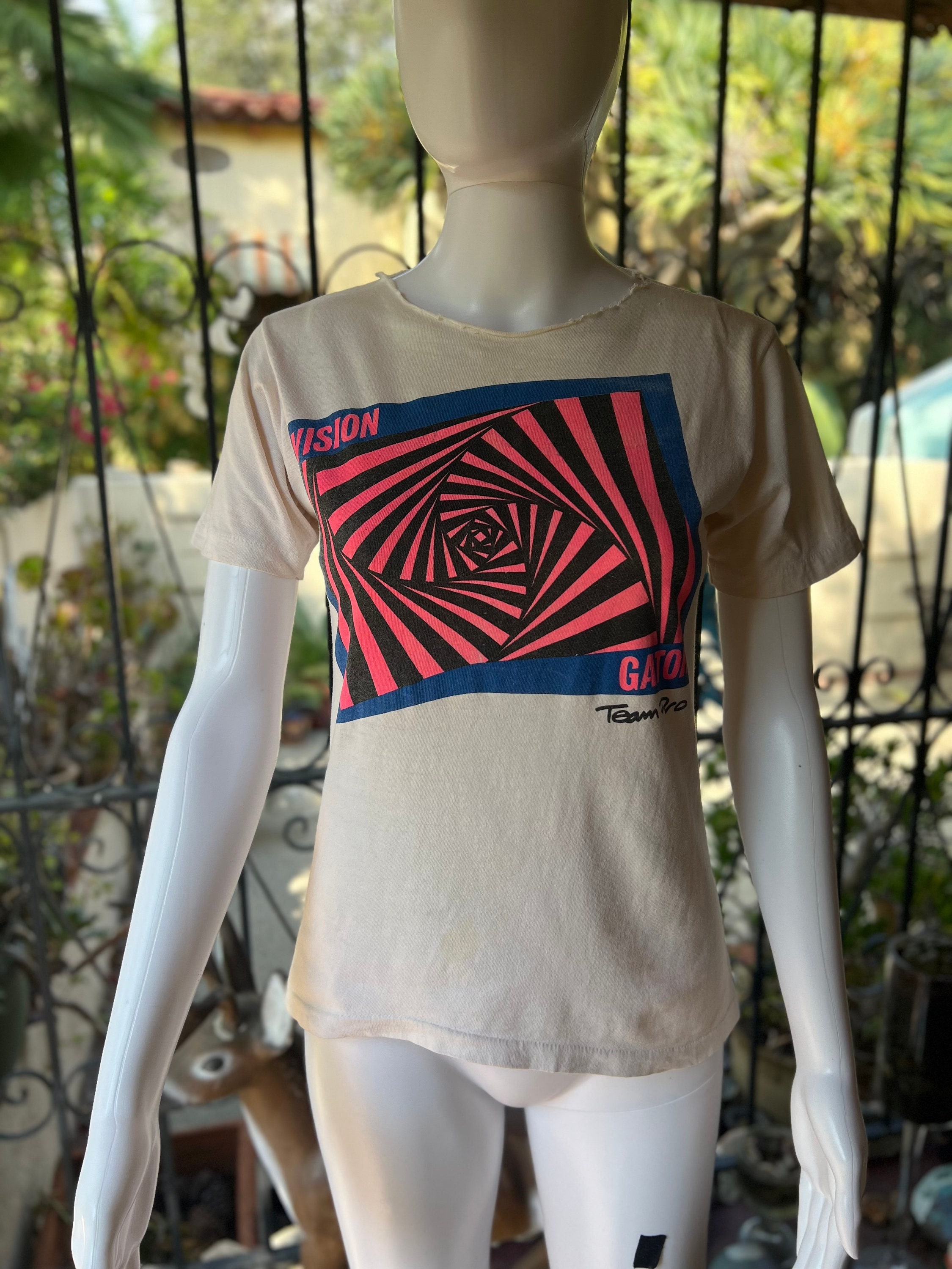 80's Vision Street Wear Gator Tee Authentic Original Size XS Worn