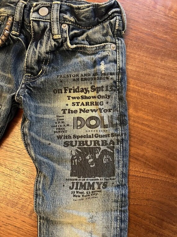 Y2K Hysteric Glamour New York Dolls Kids Jeans . Never Worn Y2K Hysteric Glamour New York Dolls Kids Jeans . Never Worn