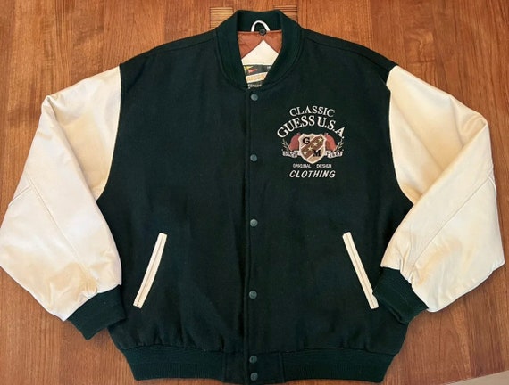 80’s/90’s GUESS Georges Marciano Letterman Varsit… - image 2