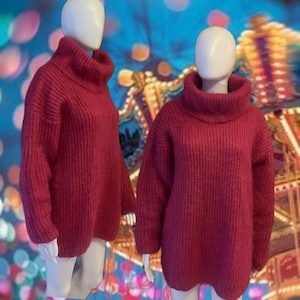 80-/90-tals mohairtröja – Studio Michelle Stuart – För den ständigt kalla och mystiskt varma – varm och mysig oversized fit – storlek – Medium