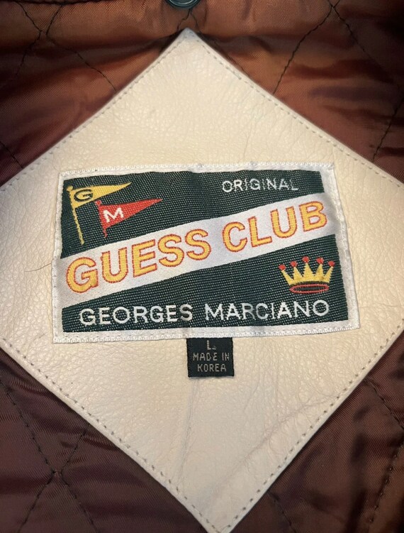 80’s/90’s GUESS Georges Marciano Letterman Varsit… - image 6