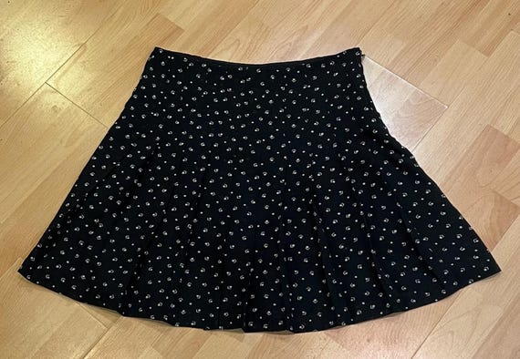 Y2K Ralph Lauren polka dot abstract pattern pleat… - image 9