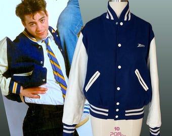80s Letterman Jacket With the Embroidery Zenith by Holloway