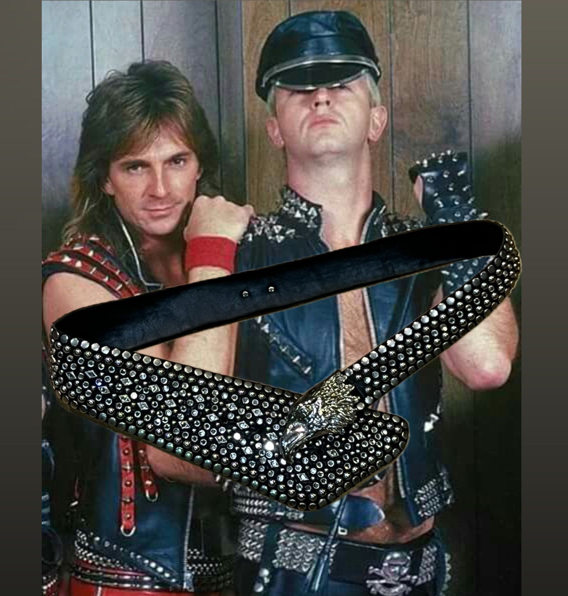 Epic 80s Kippys of San Diego Custom Rhinestone and Studded Epic 80s Kippys of San Diego Custom Rhinestone and Studded