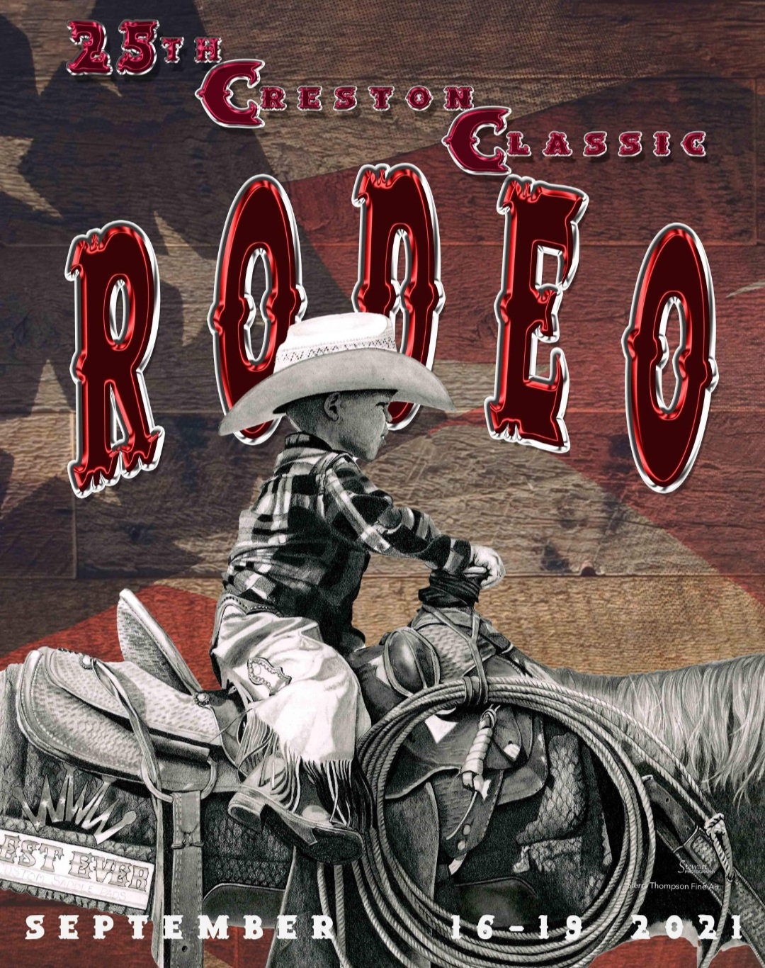 Creston Classic Rodeo Poster Etsy