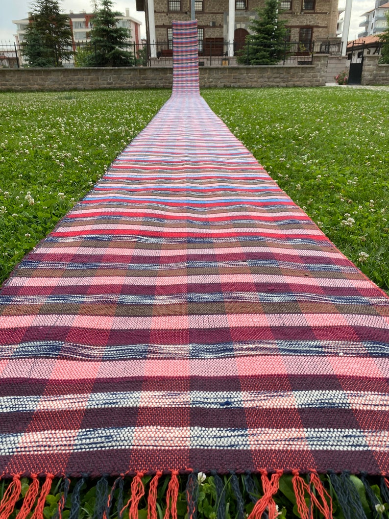 Swedish Rag Rug Extra Long Stair Runner Rag Rug Loom Etsy