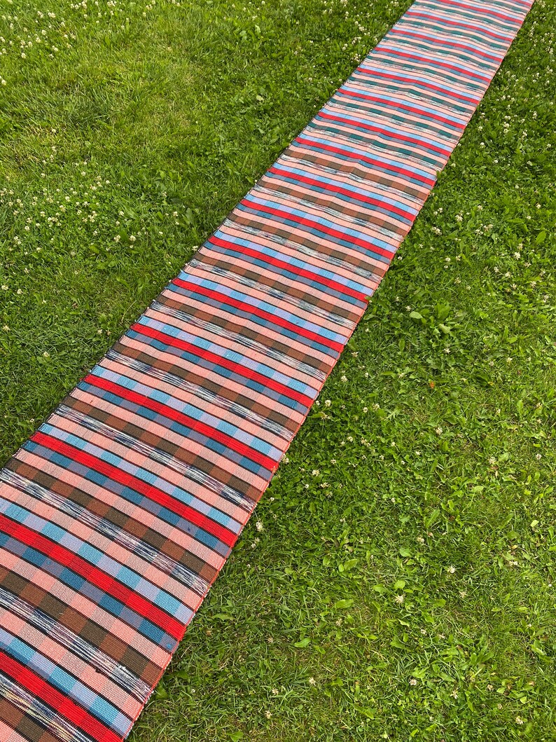 Swedish Rag Rug Extra Long Stair Runner Rag Rug Loom Etsy