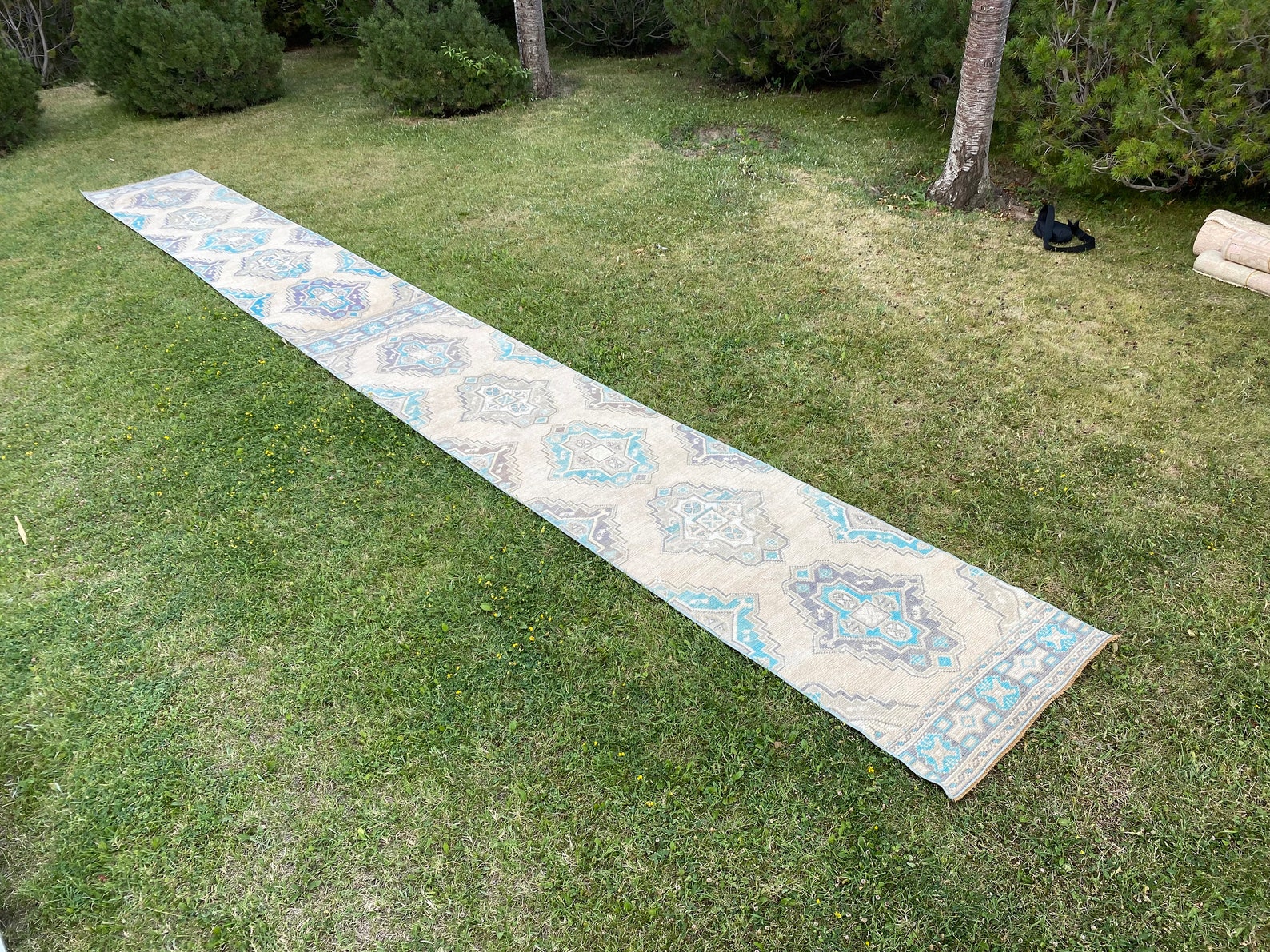 Persian Stair Runner Extra Long Runner Rug Oushak 22 Ft Etsy