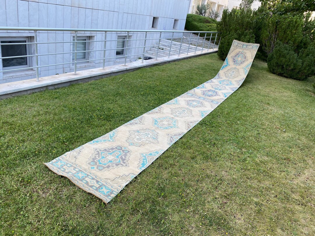 Persian Stair Runner Extra Long Runner Rug Oushak 22 Ft Etsy