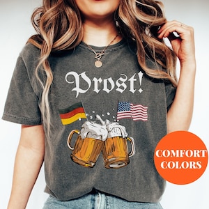 Prost Shirt, Funny Oktoberfest Shirt, Matching Group Beer Festival Shirt, Drinking Team Shirt, Bottoms Up Tee, German Oktoberfest Outfit