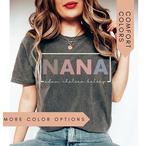 Nana Shirt With Grandkids Names,Nana Gifts,Personalized Nana Shirt,Grandkids Names Shirt,Custom Grandma Shirt,Nana Mothers Day Gift For Nana