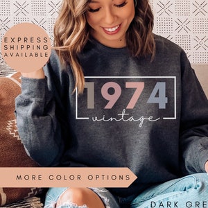 1974 Sweatshirt - Etsy