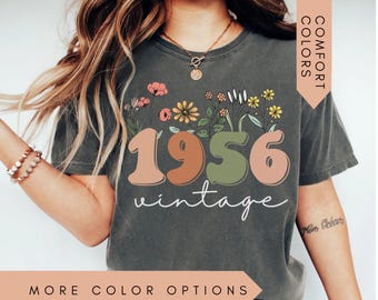 70th Birthday Shirt, Vintage 1956 Shirt, 70th Birthday Gift For Women, 70th Birthday Gift For Men, 70th Birthday Friend, 70th Birthday Woman