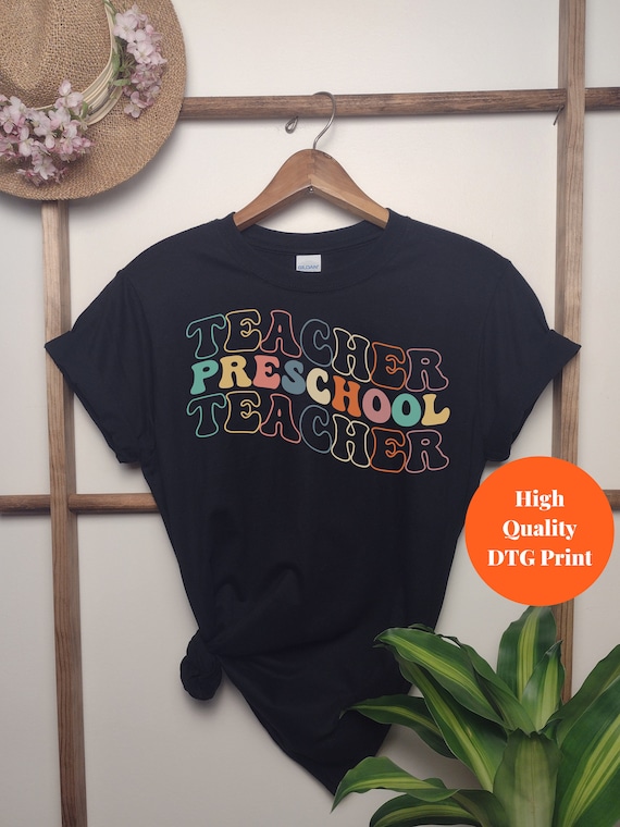 Preschool Teacher Shirt Back to School Shirtteacher Gift Etsy