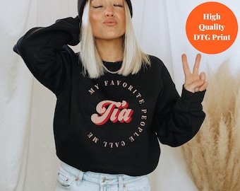 Tia Sweatshirt Crewneck Sweater, New Aunt Shirt, Mexican Aunt Shirt, Tia Announcement, Gift For Tia To Be,Tia Life Shirt,Aunt Shirt,Tia Gift