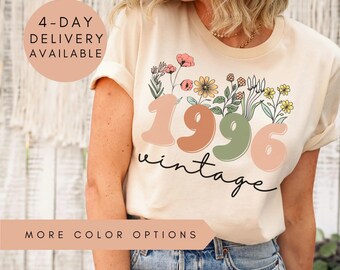 30th Birthday Shirt, Vintage 1996 Shirt, 30th Birthday Gift For Women, 30th Birthday Gift For Men, 30th Birthday Friend, 30th Birthday Woman